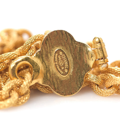Chanel CC Chain Pendant Long Necklace Gold 5 of 5