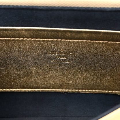 Louis Vuitton Metallic Lambskin Embossed Monogram Pochette Coussin Gold 7 of 10