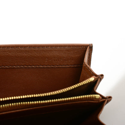 Celine Lambskin Large Flap Wallet Tan 7 of 7