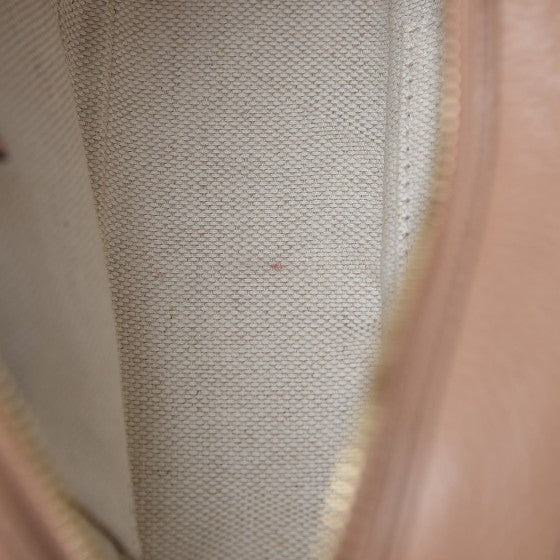 Pebbled Calfskin Small Soho Disco Bag Rose Beige