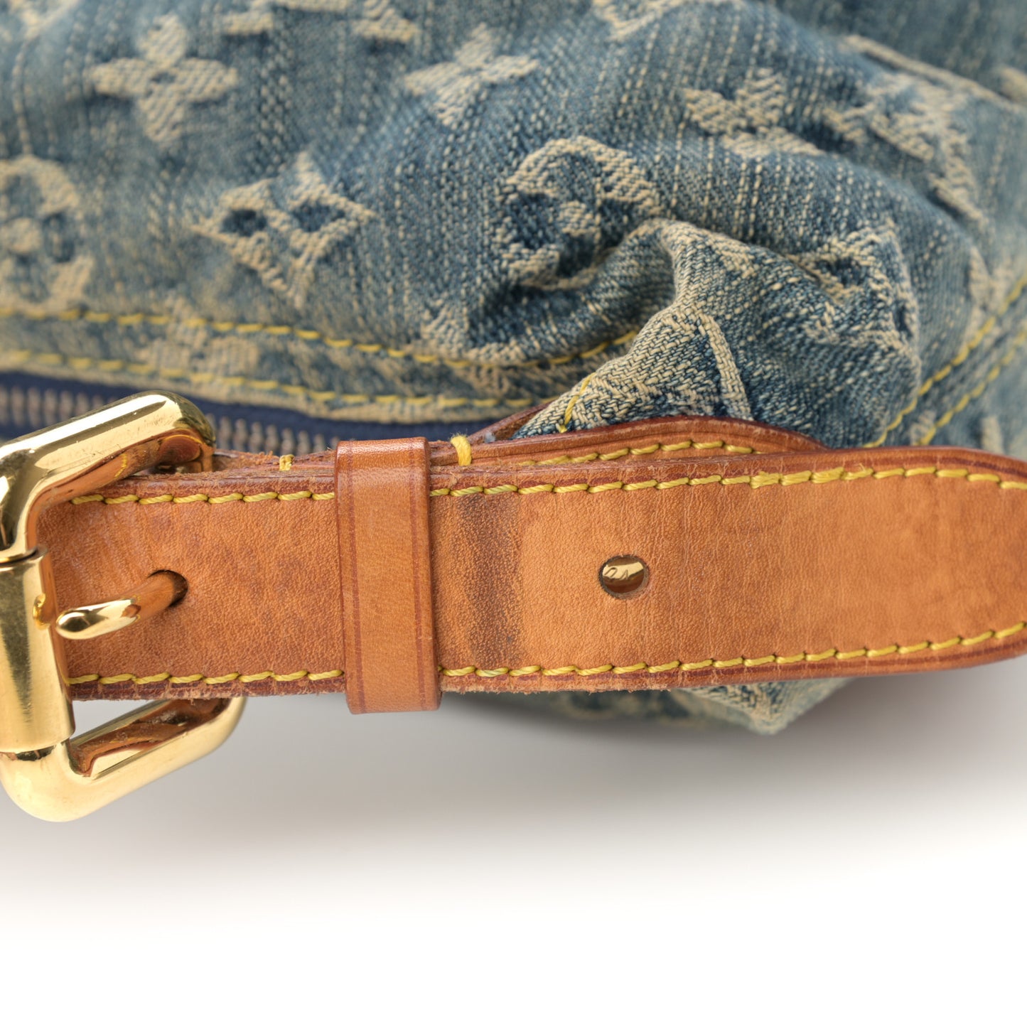 Monogram Denim Baggy PM Blue
