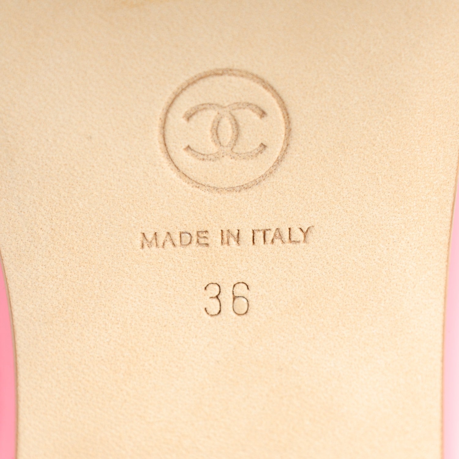 Chanel Patent Cap Toe Ballerina Flats 36 Light Pink 6 of 8
