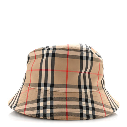 Burberry Technical Cotton Vintage Check Bucket Hat L Archive Beige 3 of 10