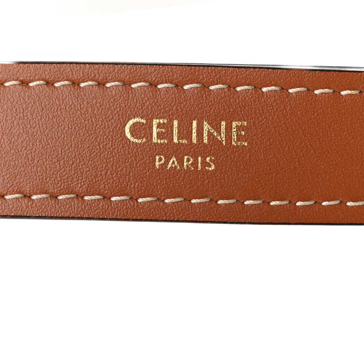 Triomphe Canvas Calfskin Ava Shoulder Bag Tan