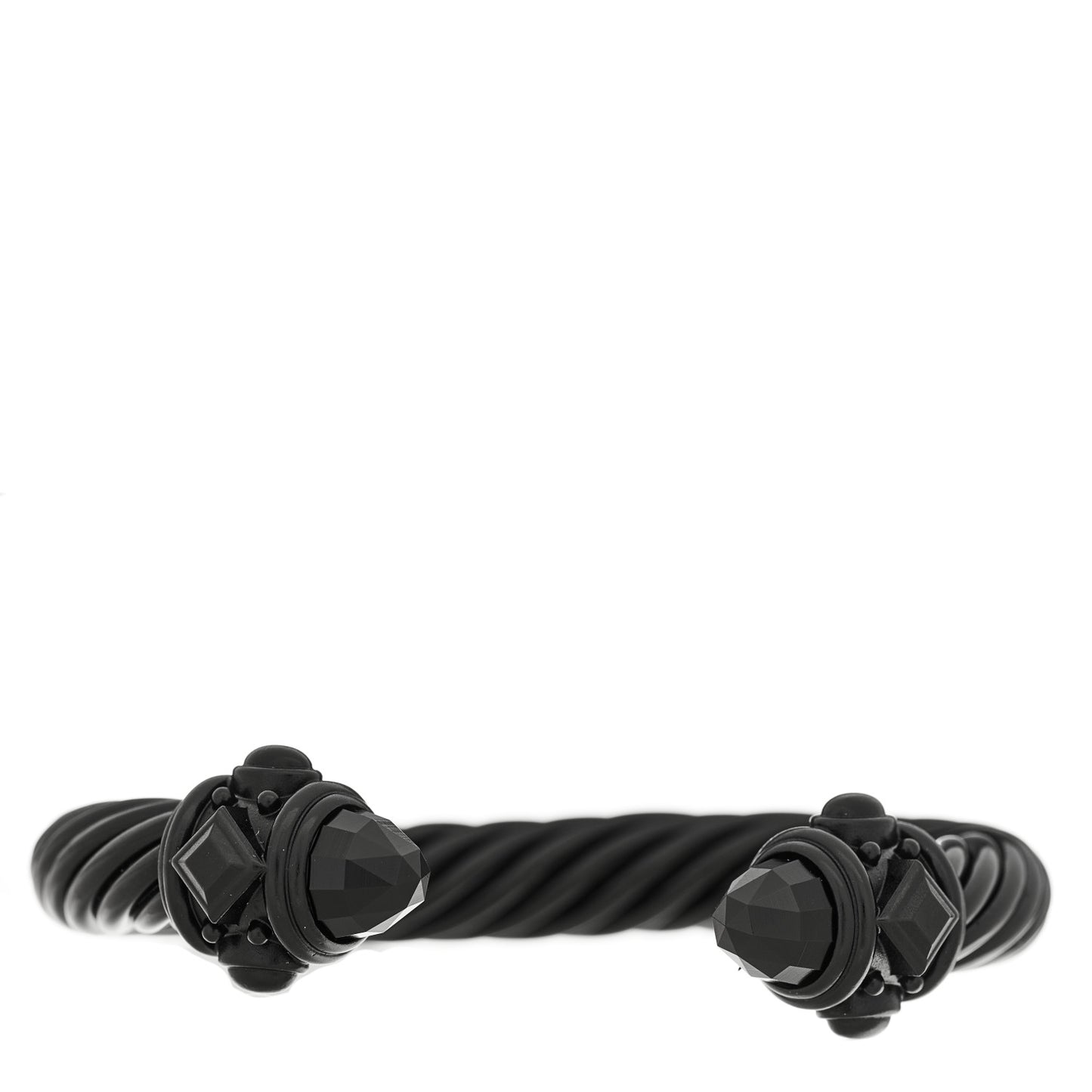 Aluminum 10mm Renaissance Cable Bracelet Black