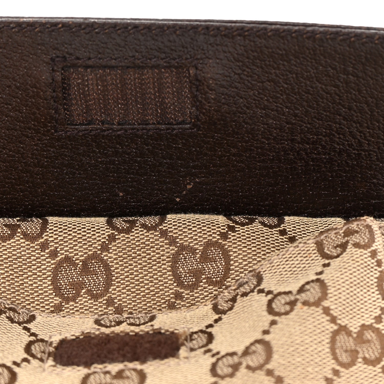Gucci Monogram Web Belt Bag Dark Brown 14 of 17
