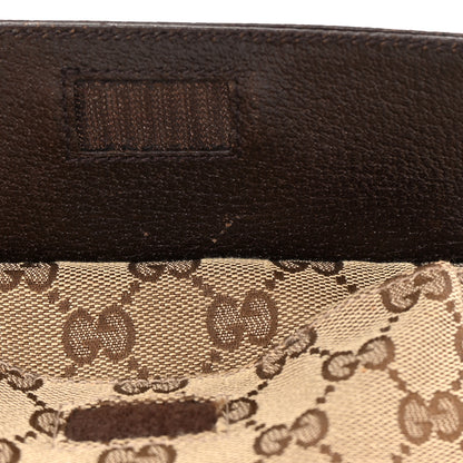 Gucci Monogram Web Belt Bag Dark Brown 14 of 17