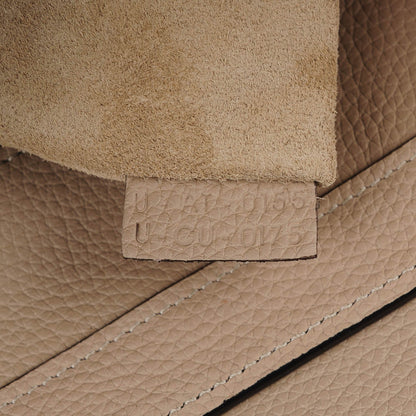 Celine Drummed Calfskin Micro Luggage Dune 7 of 7