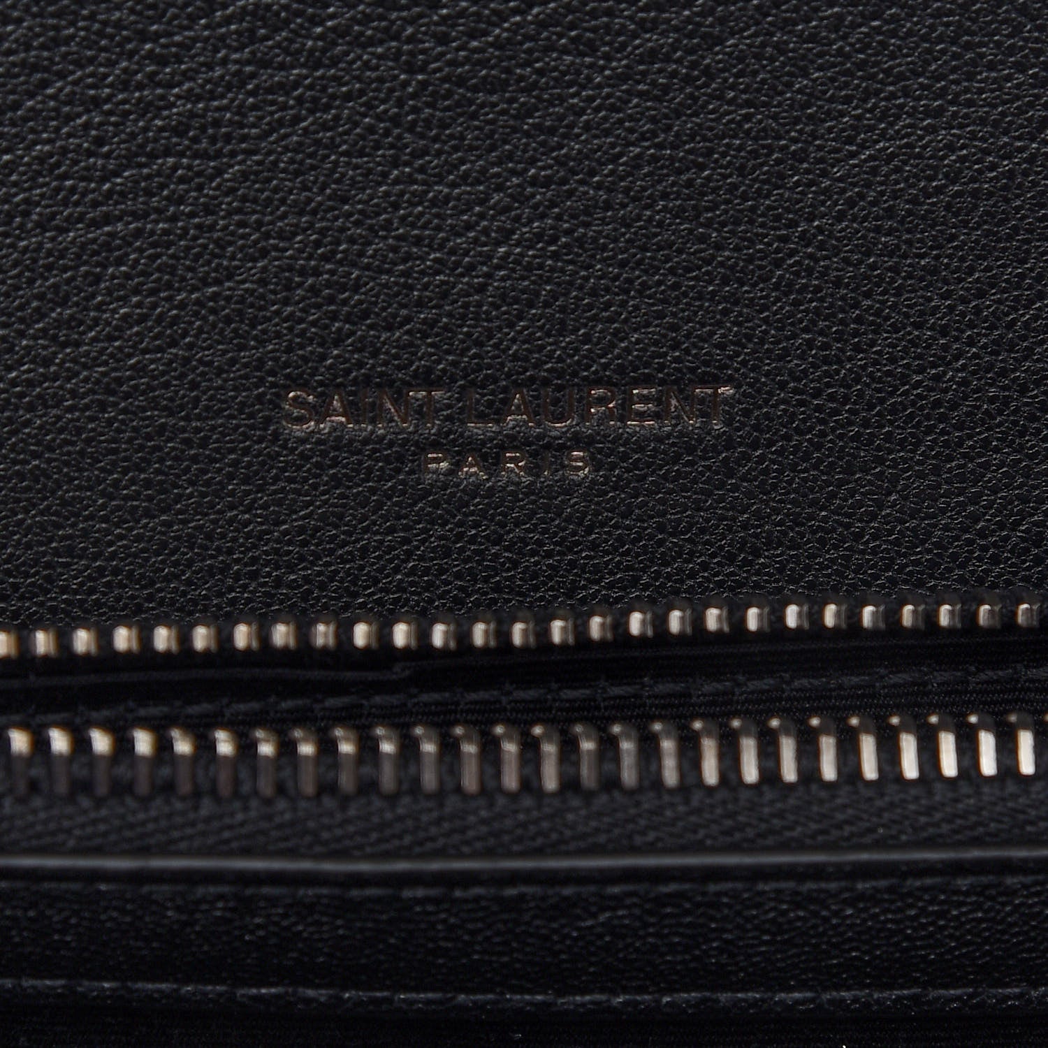 Saint Laurent Sheepskin Matelasse Chevron Monogram Medium College Bag Black 6 of 8