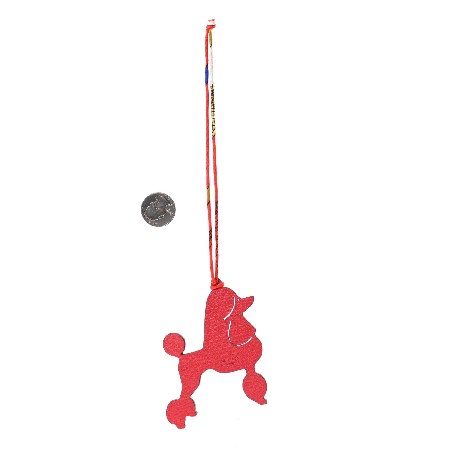 Taurillon Clemence Chevre Mysore Petit H Royal Poodle Bag Charm