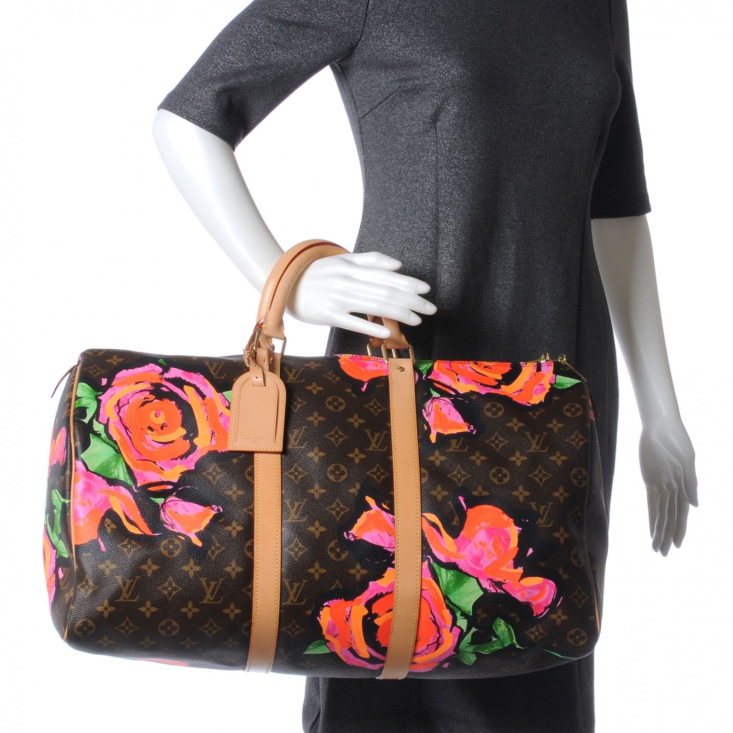 Monogram Roses Keepall 50
