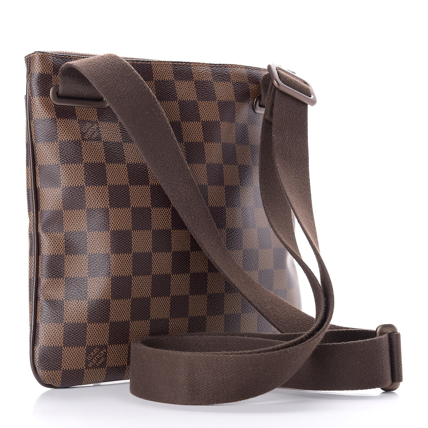 Louis Vuitton Damier Ebene Brooklyn Flat Pochette 3 of 10