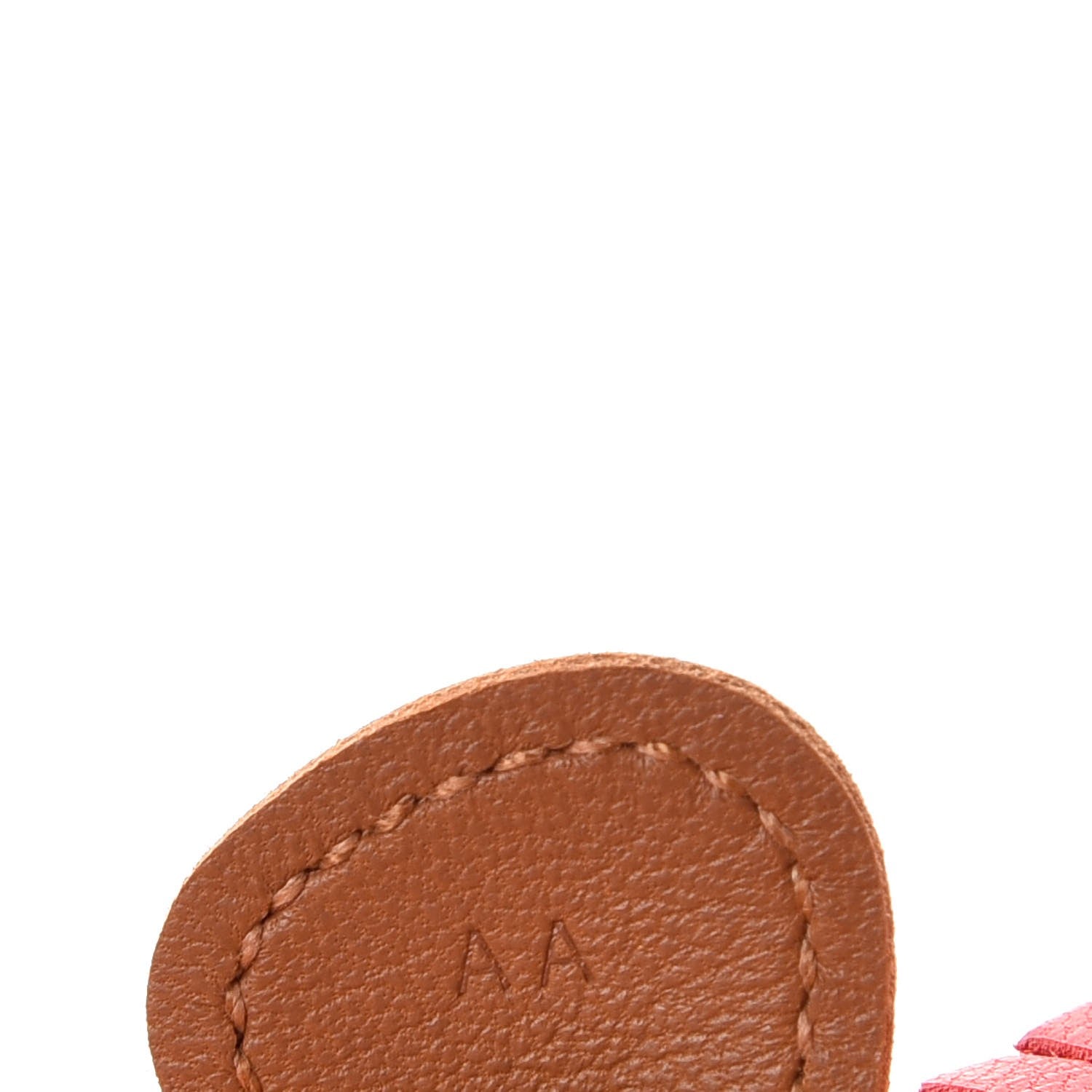Hermes Milo Lambskin Grigri Rodeo Horse Bag Charm PM Orange Bougainvillea Gold Flamingo 4 of 5