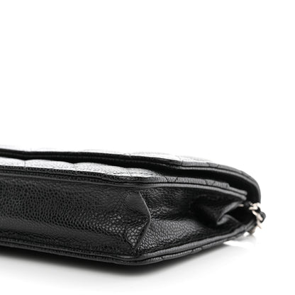 Chanel Caviar Quilted Wallet On Chain WOC Black 11 of 13