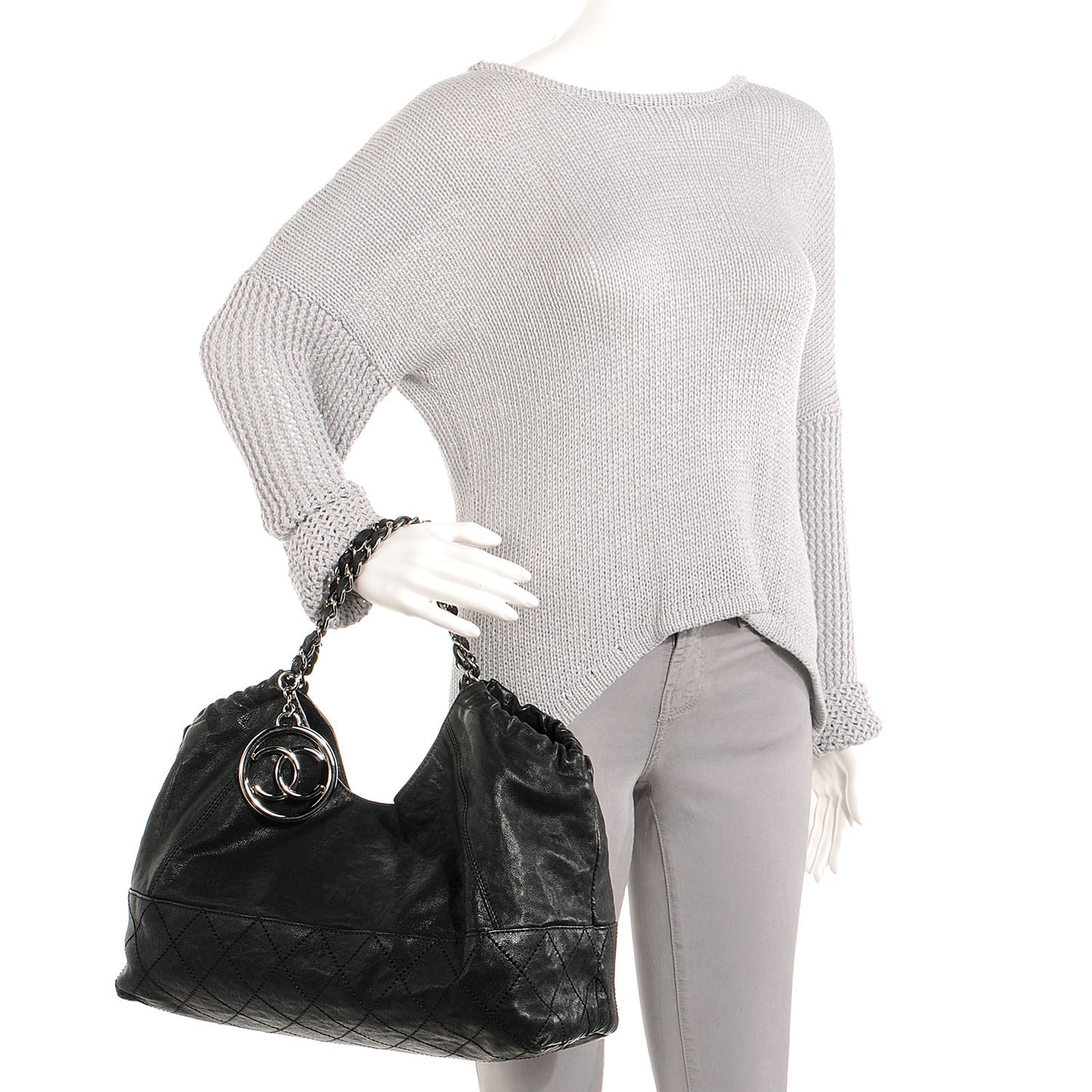 Calfskin Baby Coco Cabas Black