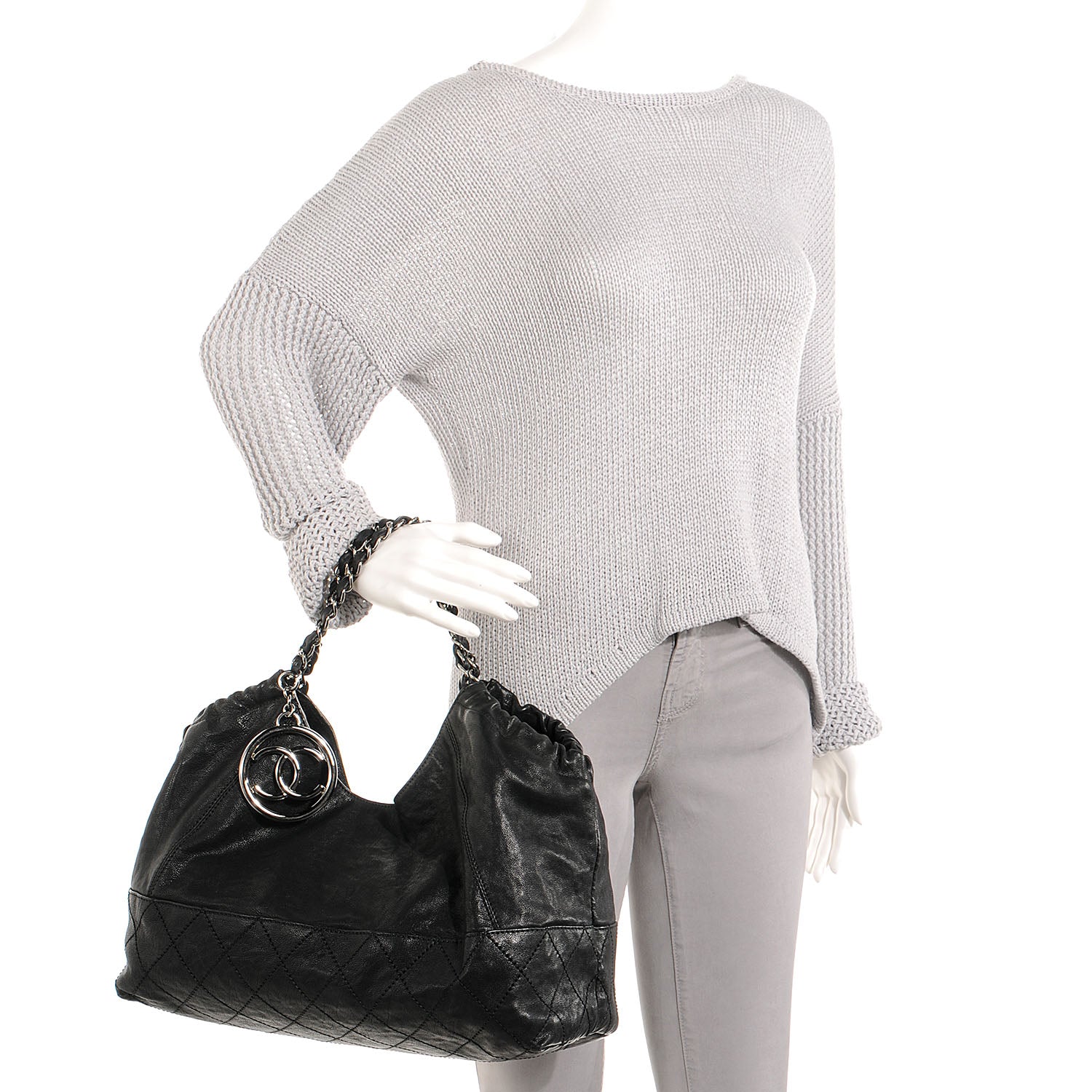Chanel Calfskin Baby Coco Cabas Black 2 of 8
