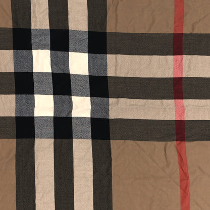 Burberry Merino Wool House Check Square Scarf Brown 2 of 5