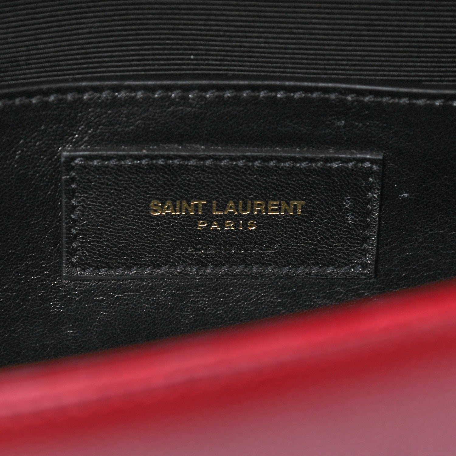 Saint Laurent Grain De Poudre Medium Monogram Kate Satchel Dark Red 6 of 10