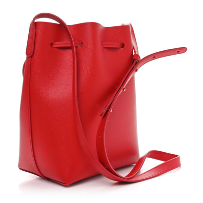 Mansur Gavriel Caviar Mini Bucket Bag Flamma Blush 2 of 10