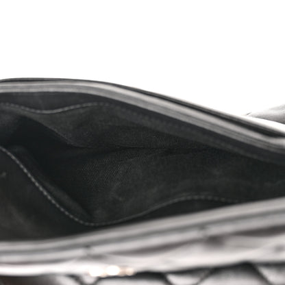 Chanel Lambskin Quilted Double Sided Clutch With Chain Black 6 of 12