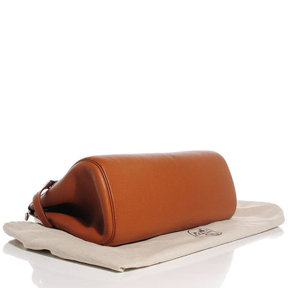 Hermes Taurillon Clemence Shoulder Atlas Satchel Gold 4 of 15