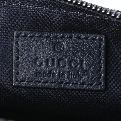 Gucci Denim Monogram Web Belt Bag Blue Multicolor 6 of 10