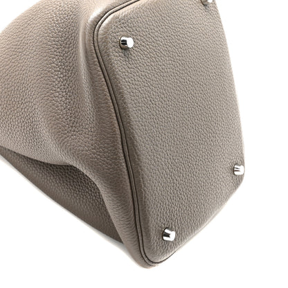Hermes Taurillon Clemence Picotin Lock 22 MM Etain 8 of 9