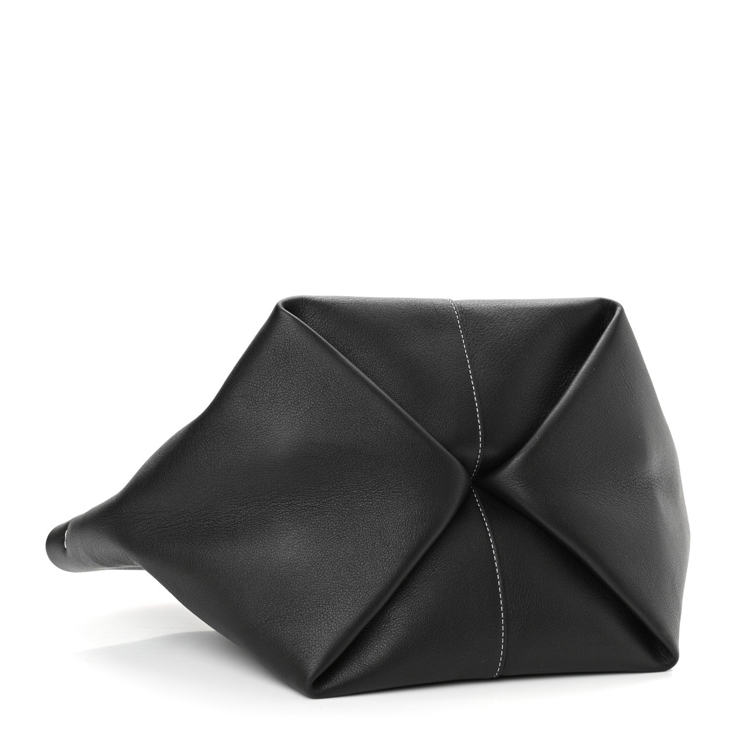 Mansur Gavriel Calfskin Mini Tulipano Bag Black White 3 of 7