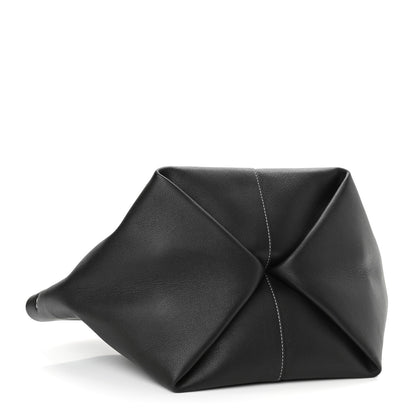 Mansur Gavriel Calfskin Mini Tulipano Bag Black White 3 of 7