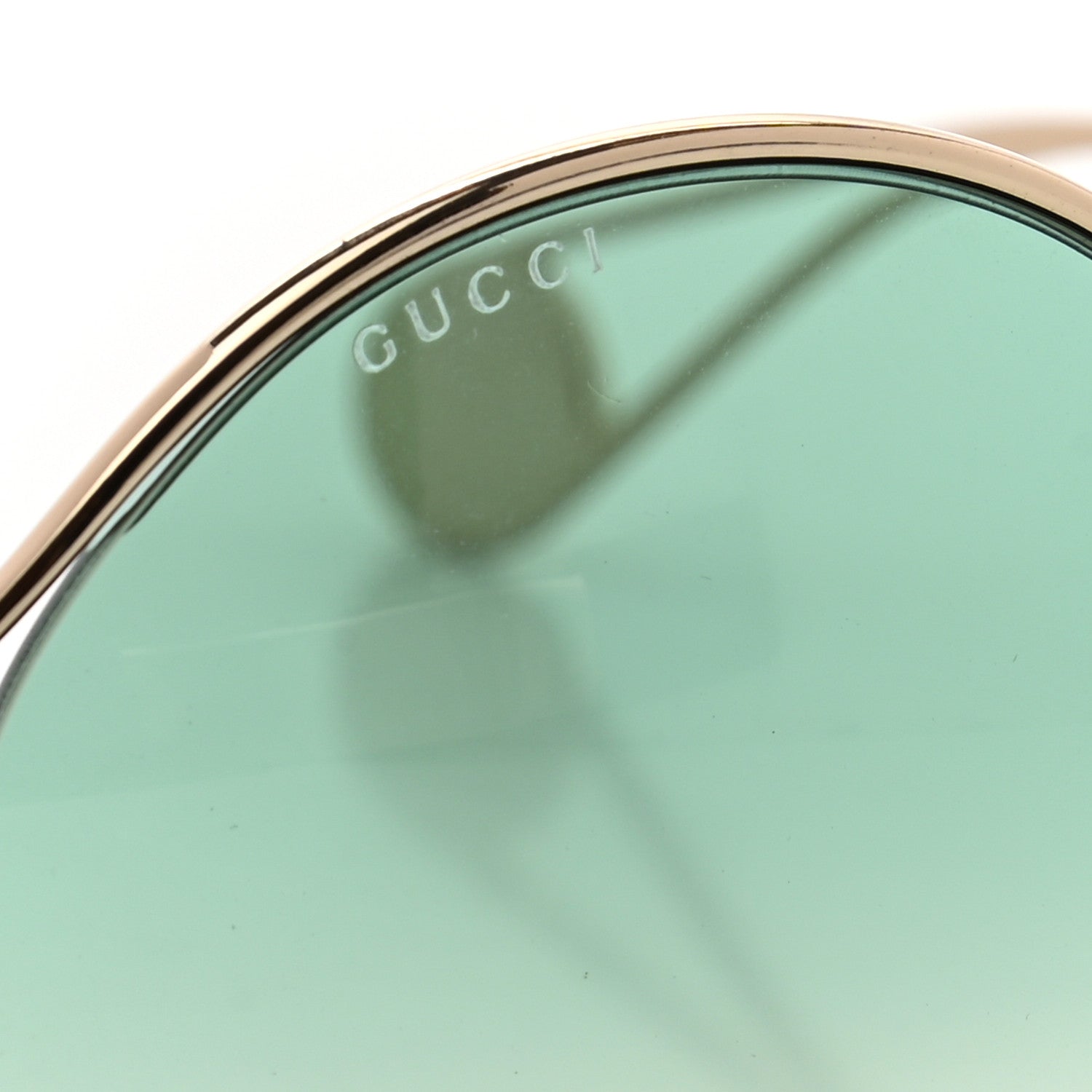 Gucci Round Pearl Tip Sunglasses GG0253SA Gold 9 of 9