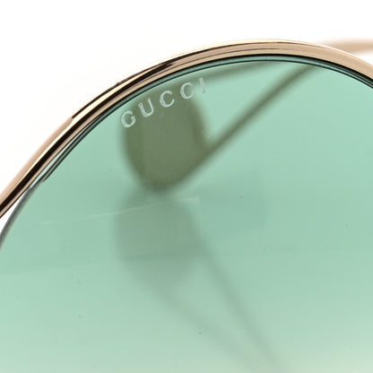 Gucci Round Pearl Tip Sunglasses GG0253SA Gold 9 of 9