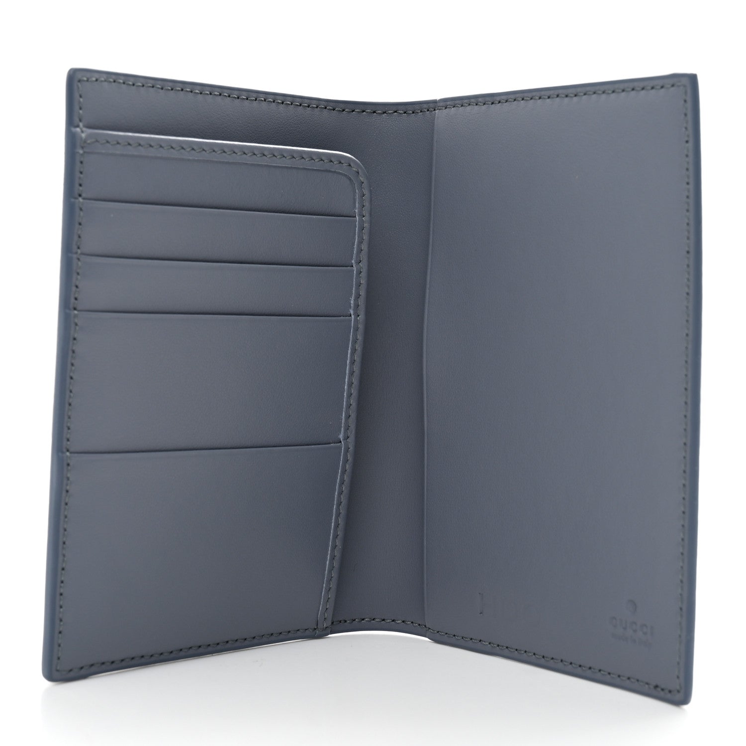 Gucci GG Supreme Monogram Passport Case Dark Blue 6 of 8