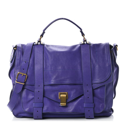Proenza Schouler Lambskin Medium PS1 Satchel Ultramarine 1 of 7