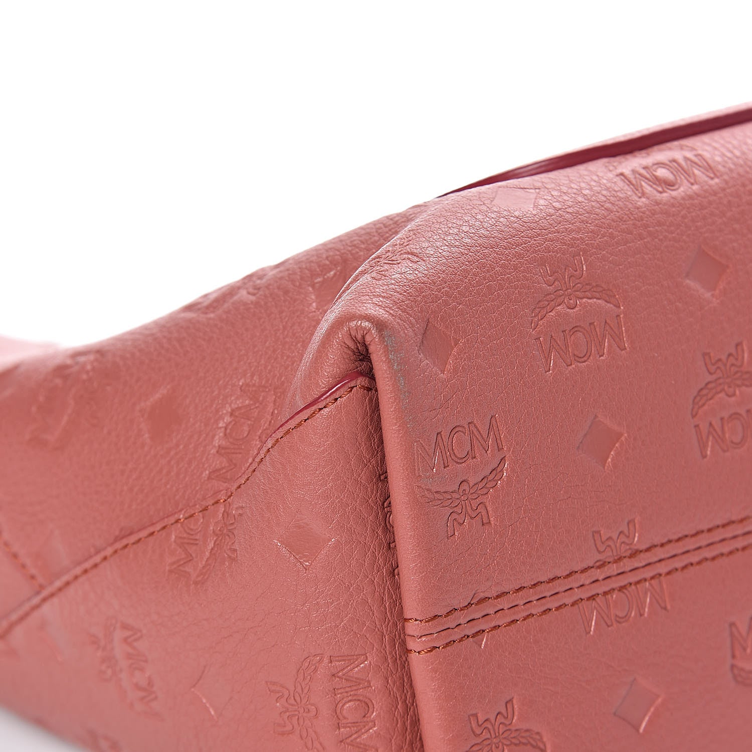 MCM Grained Calfskin Medium Klara Hobo Cocoa 12 of 12