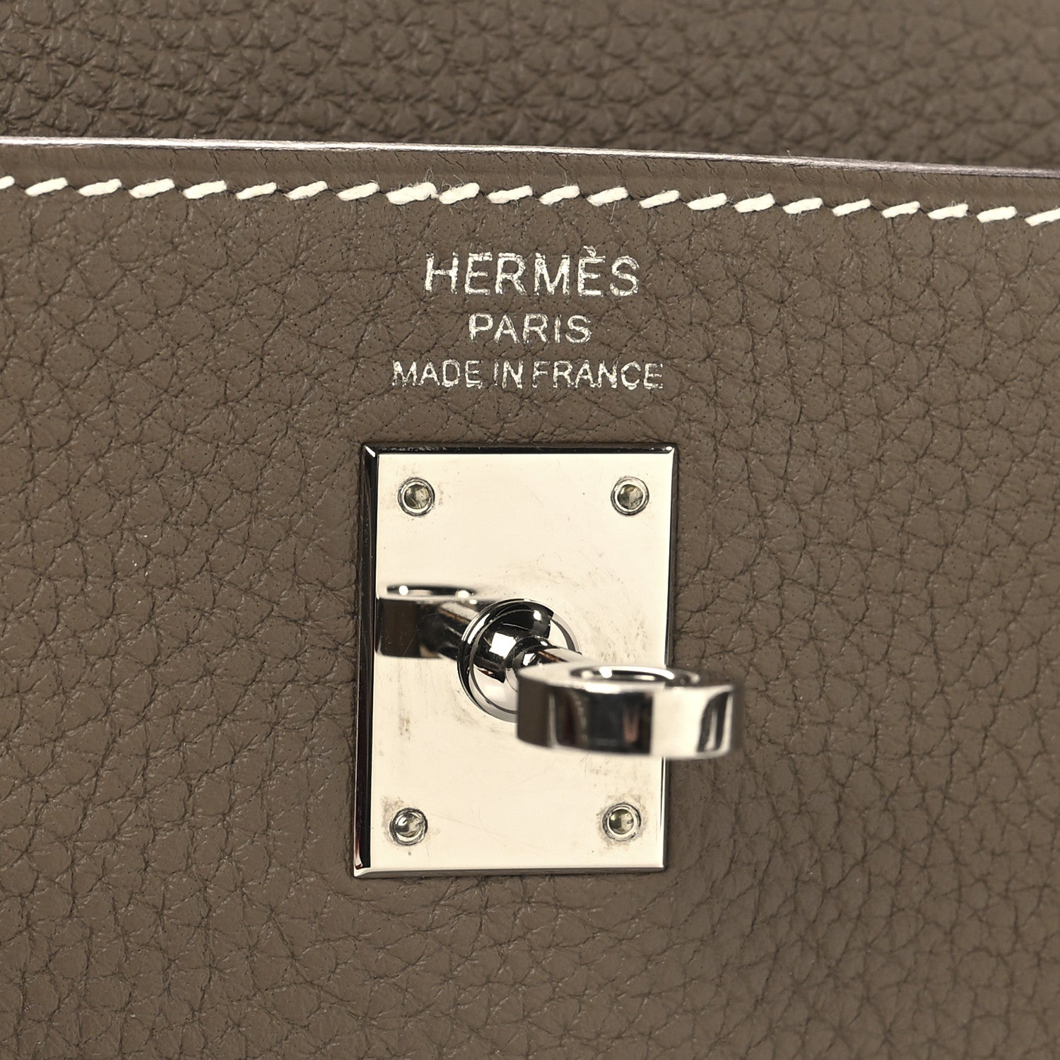 Hermes Togo Kelly Retourne 25 Etoupe 6 of 15