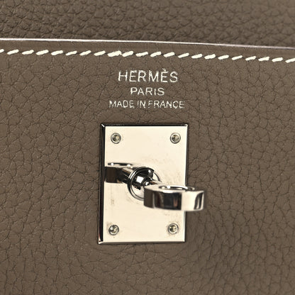 Hermes Togo Kelly Retourne 25 Etoupe 6 of 15