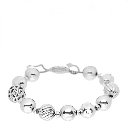 David Yurman Sterling Silver 14mm Elements Bead Bracelet 1 of 4