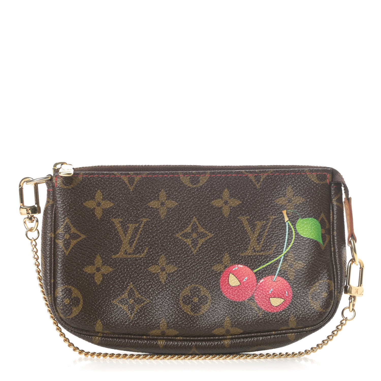 Louis Vuitton Monogram Cerises Mini Pochette Accessories 1 of 7