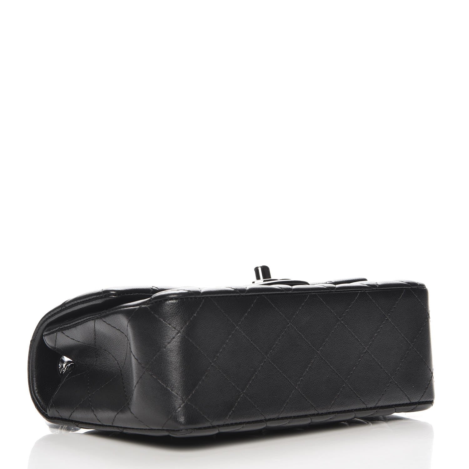 Chanel Lambskin Quilted Mini Rectangular Flap Black 4 of 8