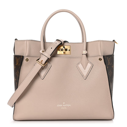 Louis Vuitton Calfskin Monogram On My Side Greige 1 of 9