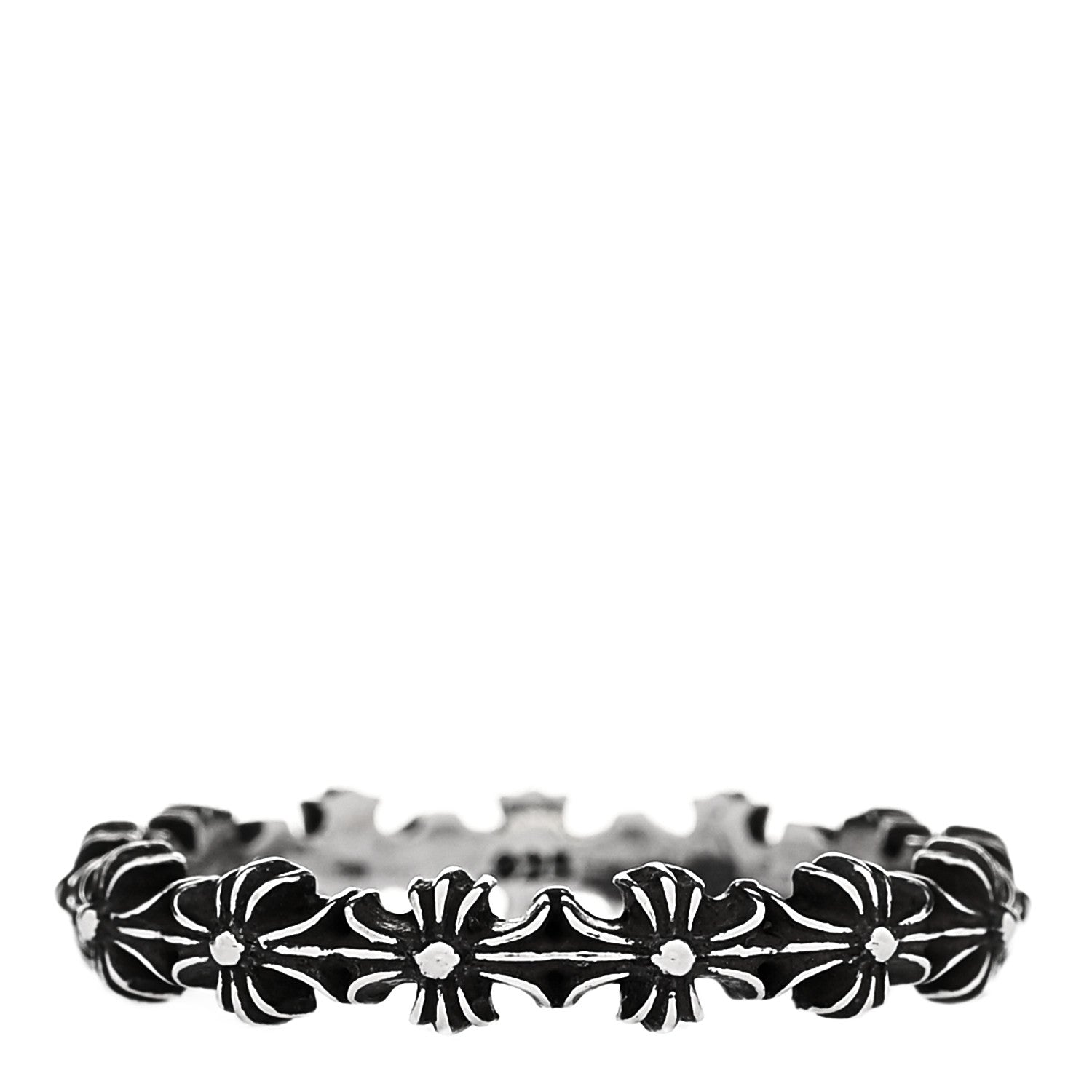 Chrome Hearts Sterling Silver Tiny Cross Ring 57 8 3 of 5