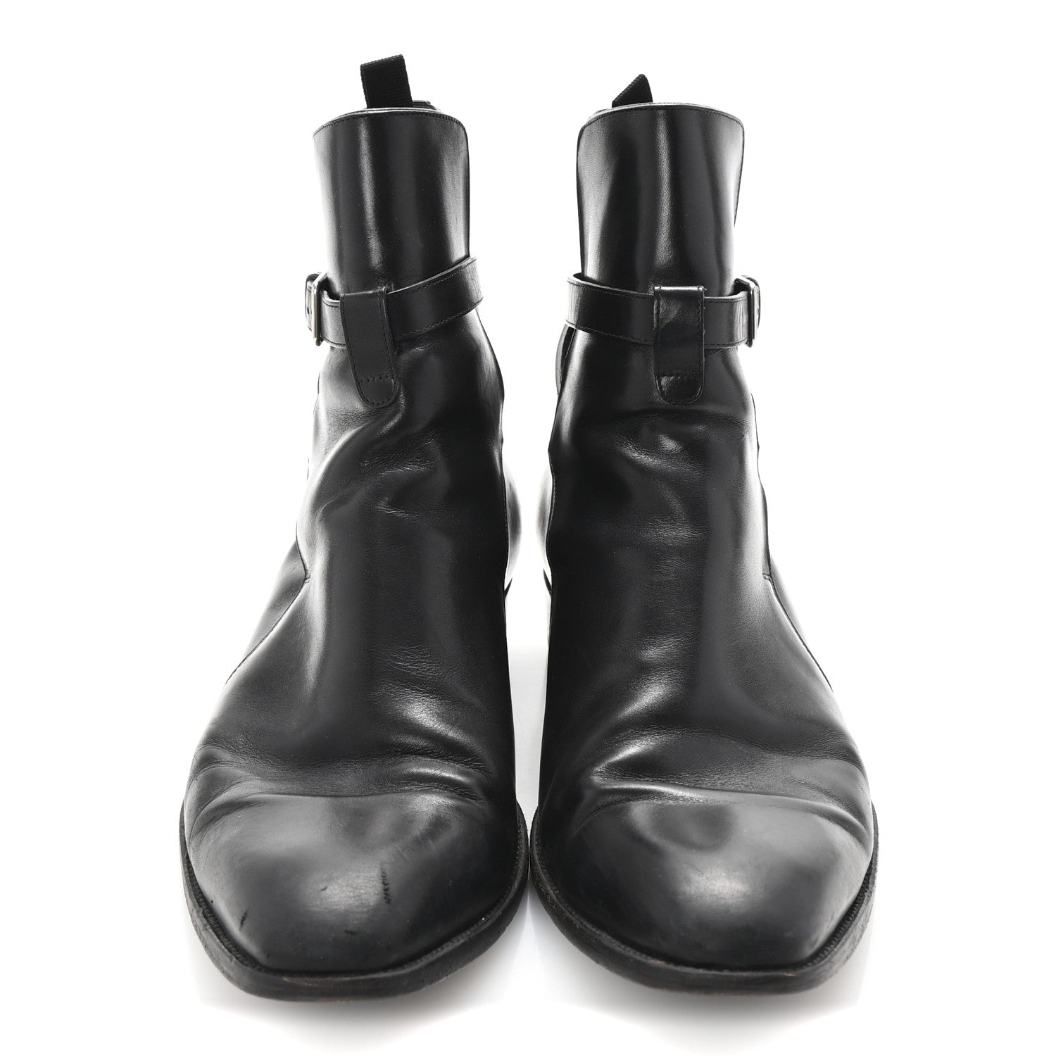 Saint Laurent Calfskin Mens Wyatt Chelsea Boots 42 Black 3 of 9