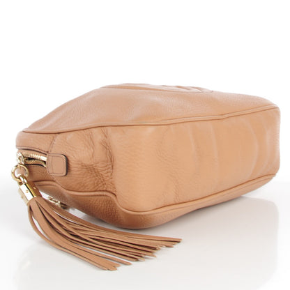 Gucci Pebbled Calfskin Small Soho Bowler Camelia 4 of 7