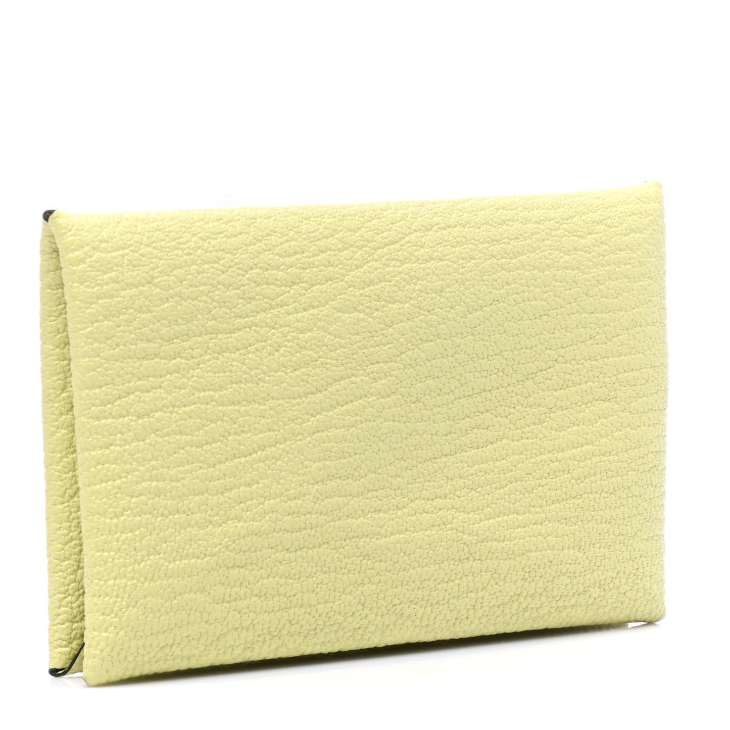 Chevre Mysore Calvi Card Case Jaune Bourgeon