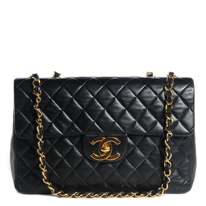 Chanel Lambskin XL Jumbo Flap Black 1 of 10