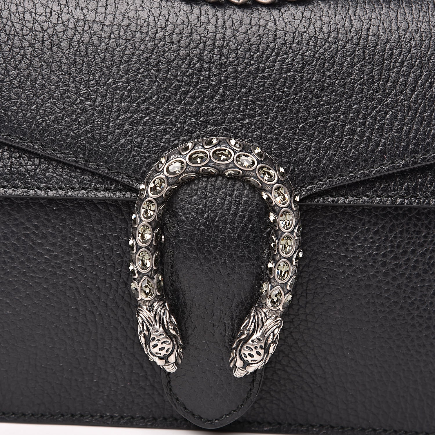 Gucci Calfskin Mini Dionysus Shoulder Bag Black 8 of 12