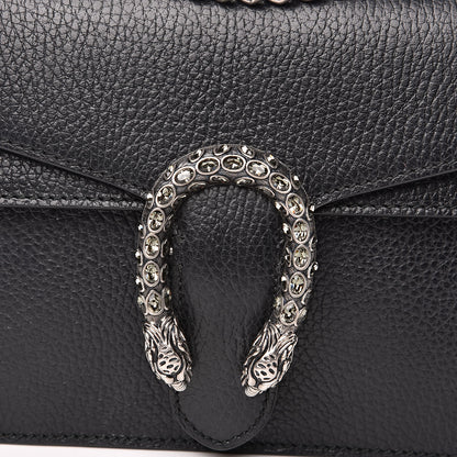 Gucci Calfskin Mini Dionysus Shoulder Bag Black 8 of 12