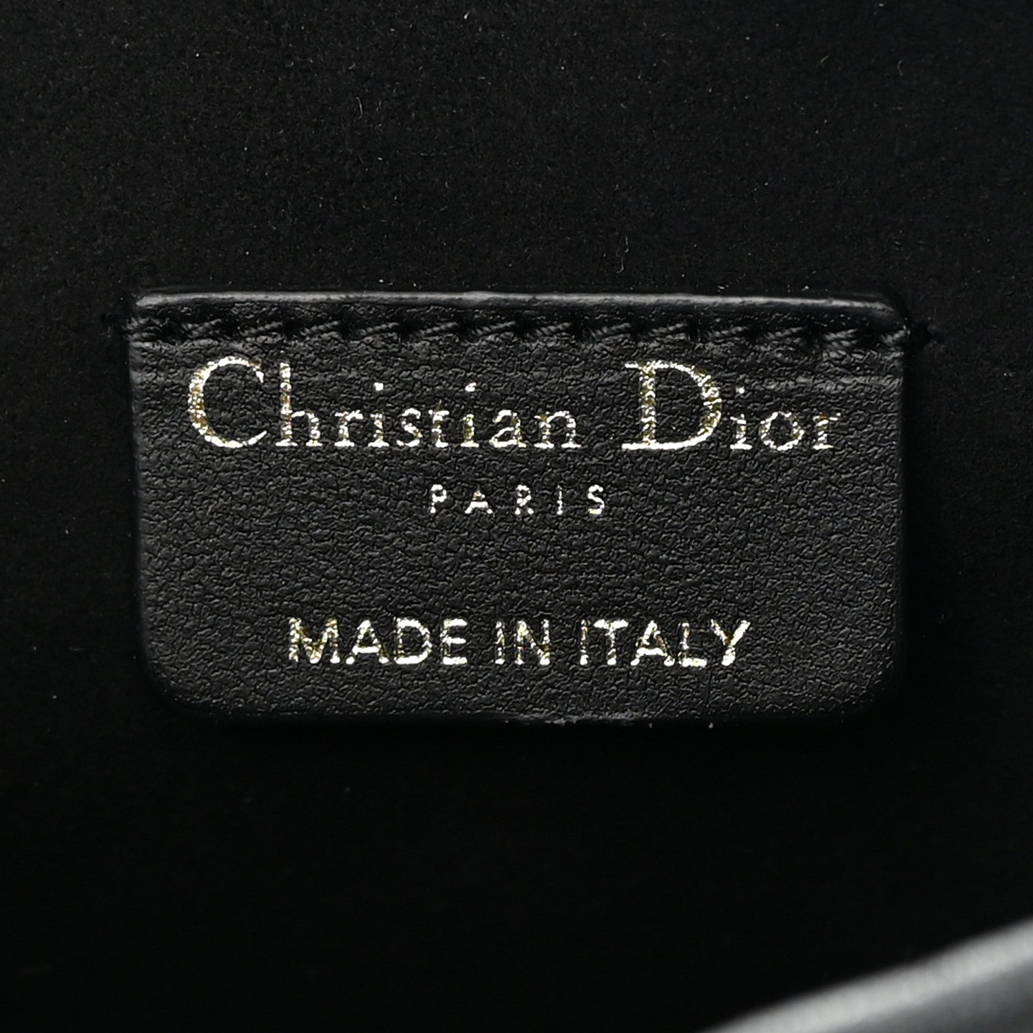 Christian Dior Lambskin Cannage Mini Top Handle Drawstring Bag Black 6 of 10