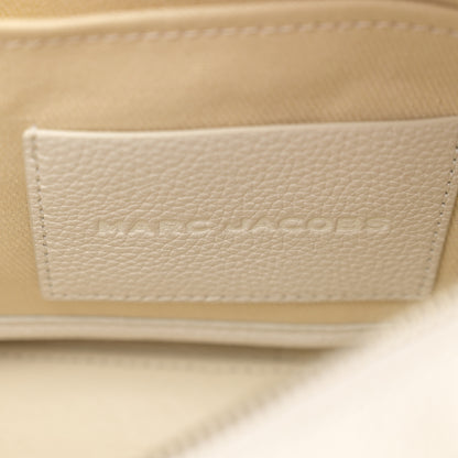 Marc Jacobs Grained Calfskin Mini The Tote Bag Cotton Silver 6 of 11