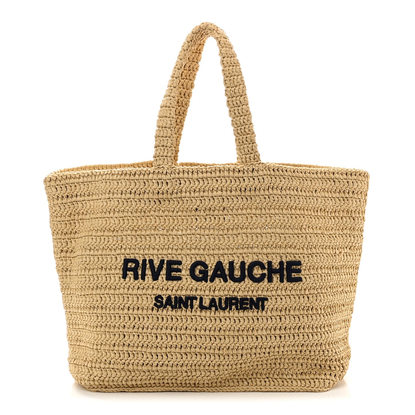 Raffia Rive Gauche Tote Natural